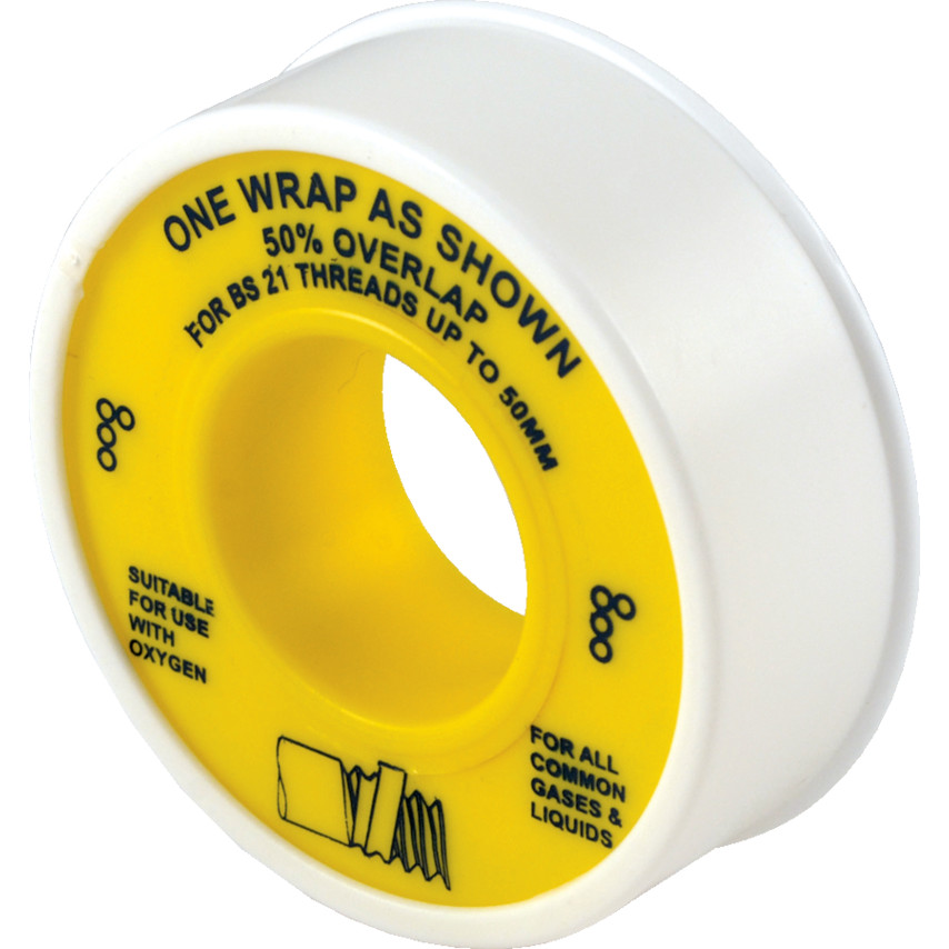 PTFE Tape, Oxygen Use Approved