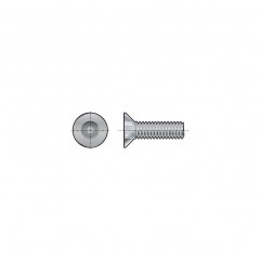 QUALFAST QFT6371285S M10X40 A2 St/St Pin Hex Csk M/Cscrew ( 100 Units / Lot )
