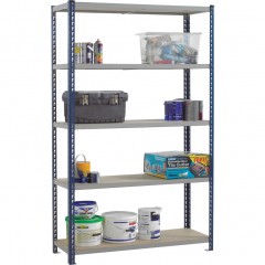 MATLOCK MTL4051420E Std/Dty Shelving 1980X1200X300,5Shf/Lev,L/Grey Up