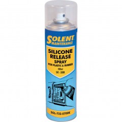 SOLENT SOL7320700K Sr1-500B Plastic/Rubber Sil/Release Spray 500Ml