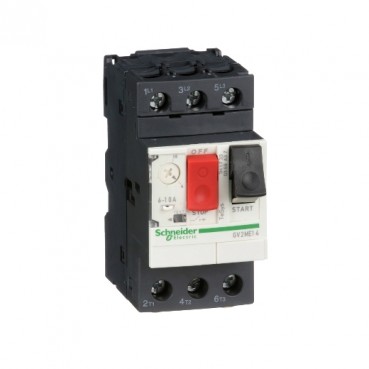 SCHNEIDER ELECTRIC GV2ME14 Motor Circuit Breaker TeSys Deca, 3P, 6-10 A, thermal