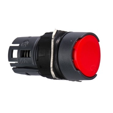 SCHNEIDER ZB6AA4 Pushbut To N Head Diam 16 Red