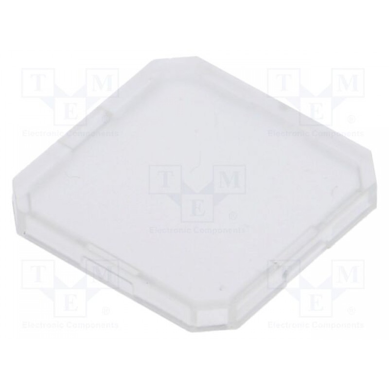 SCHLEGEL TOKFKL  Button cap flat transparent clear
