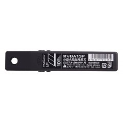 NT CUTTER BA13P  SPARE BLADE LIGHT-DUTY EXTRA-SHARP BLACK BLADE/10 BLADES