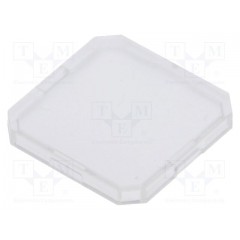 SCHLEGEL TOKFKL  Button cap flat transparent clear
