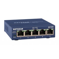 NETGEAR GS105  5-Port Gigabit Ethernet Unmanaged Switch