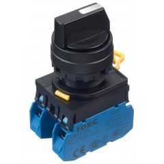IDEC YW1S-33E20  22MM Selector Switches (Plastic Bezel) 45Deg 3 Position Spring